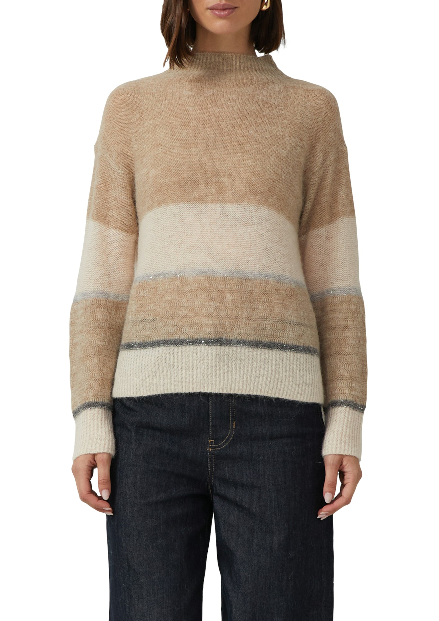 s.Oliver BLACK LABEL Pullover  hellbraun