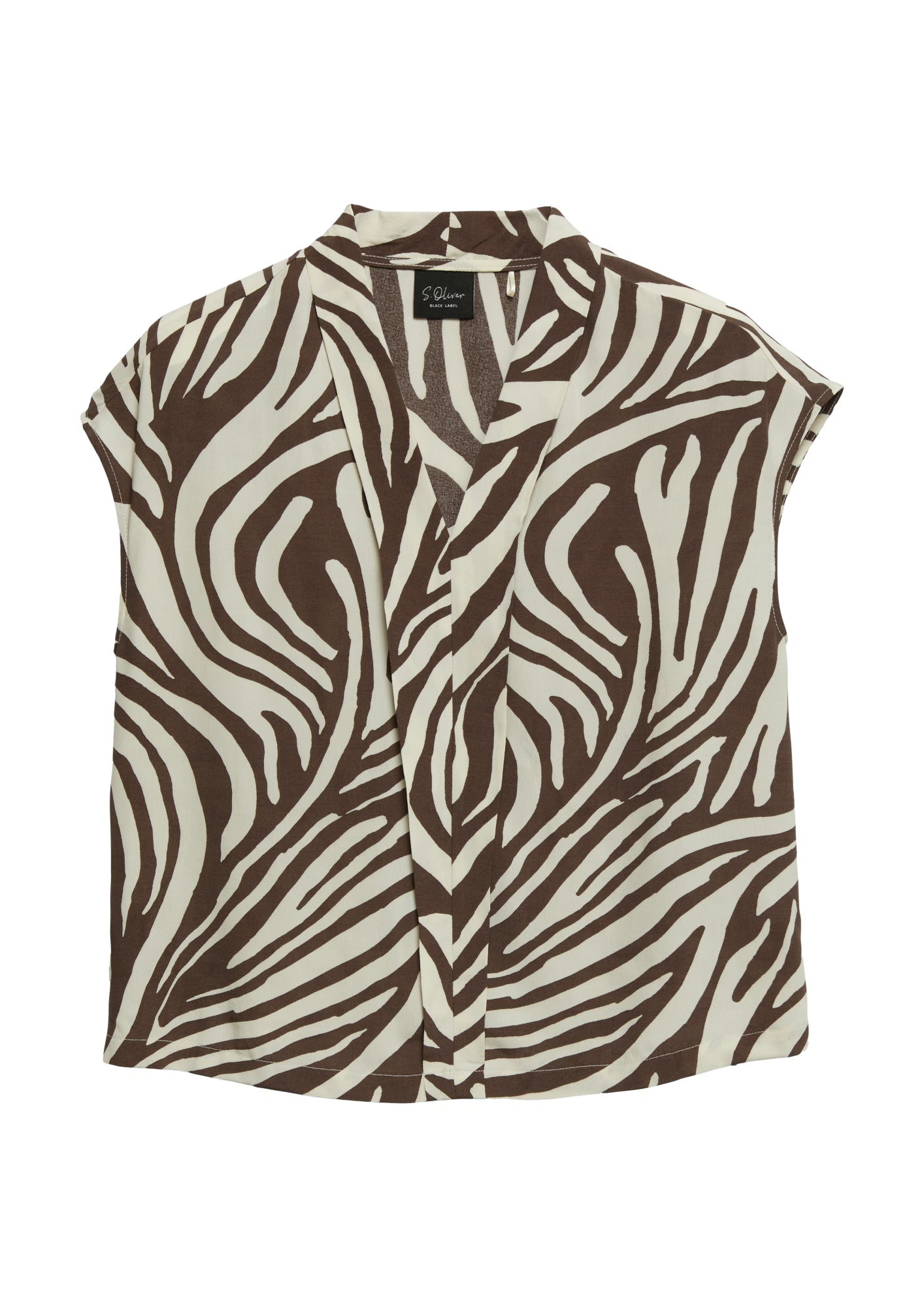 s.Oliver BLACK LABEL Blusen  braun