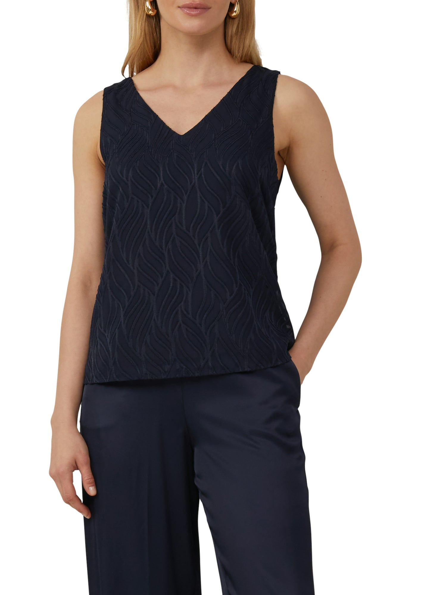s.Oliver BLACK LABEL Blusen  dunkelblau