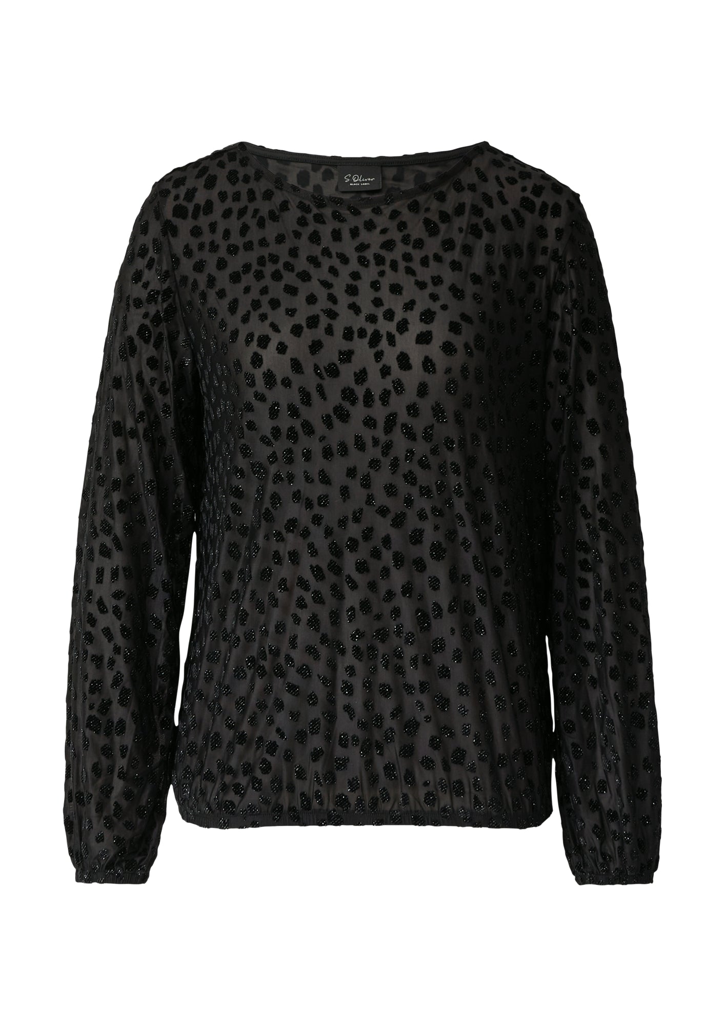 s.Oliver BLACK LABEL Blusen  schwarz