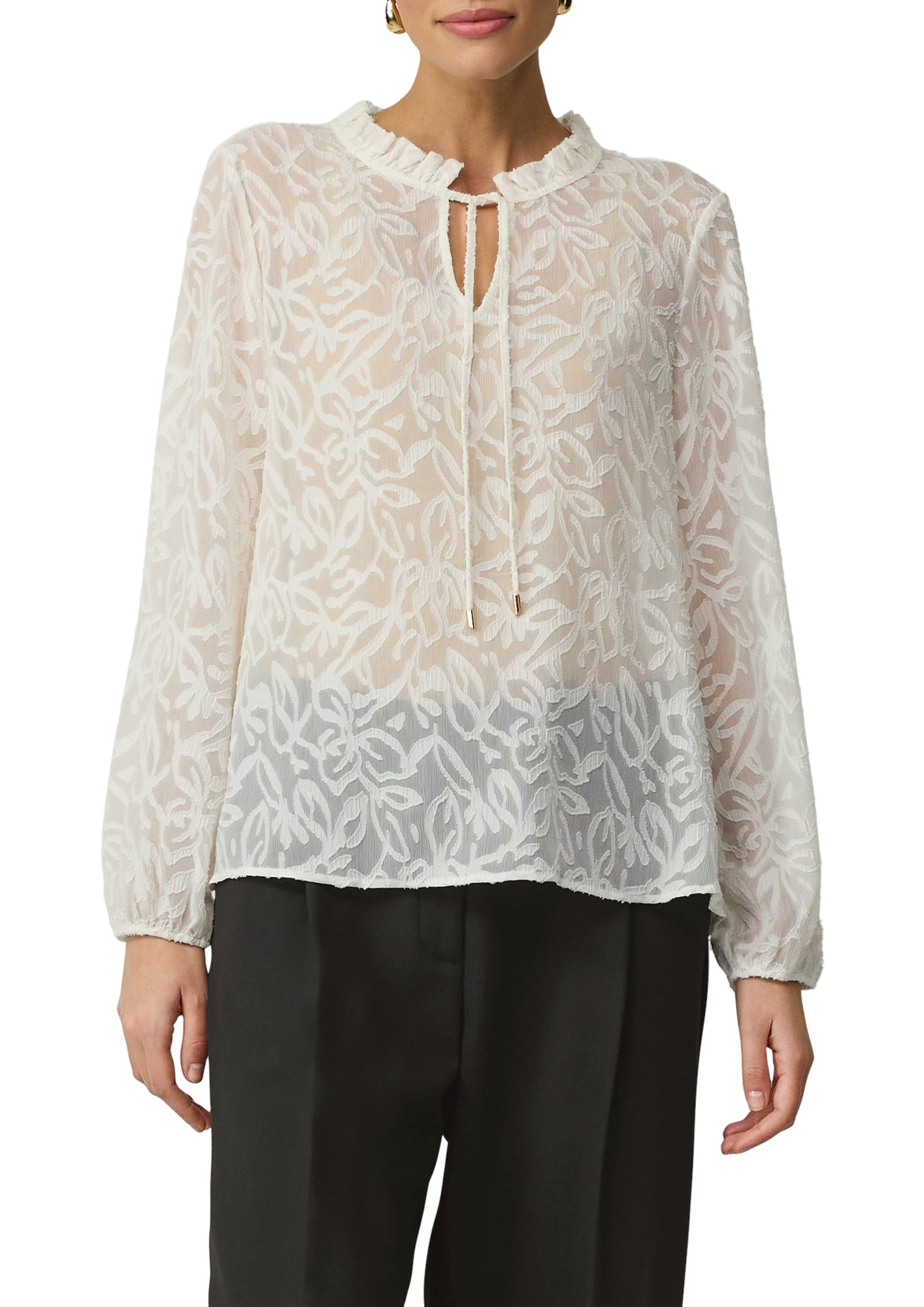 s.Oliver BLACK LABEL Blusen  weiß