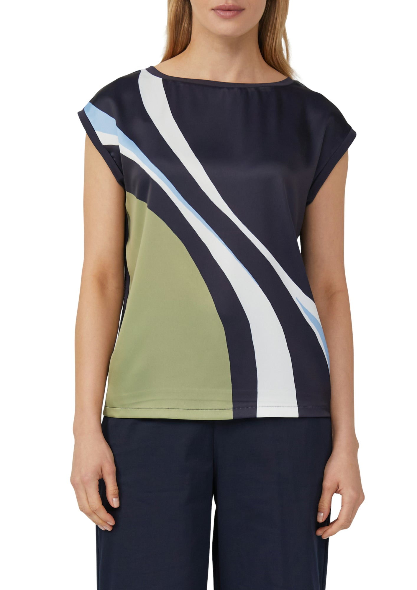 s.Oliver BLACK LABEL T-Shirts  dunkelblau