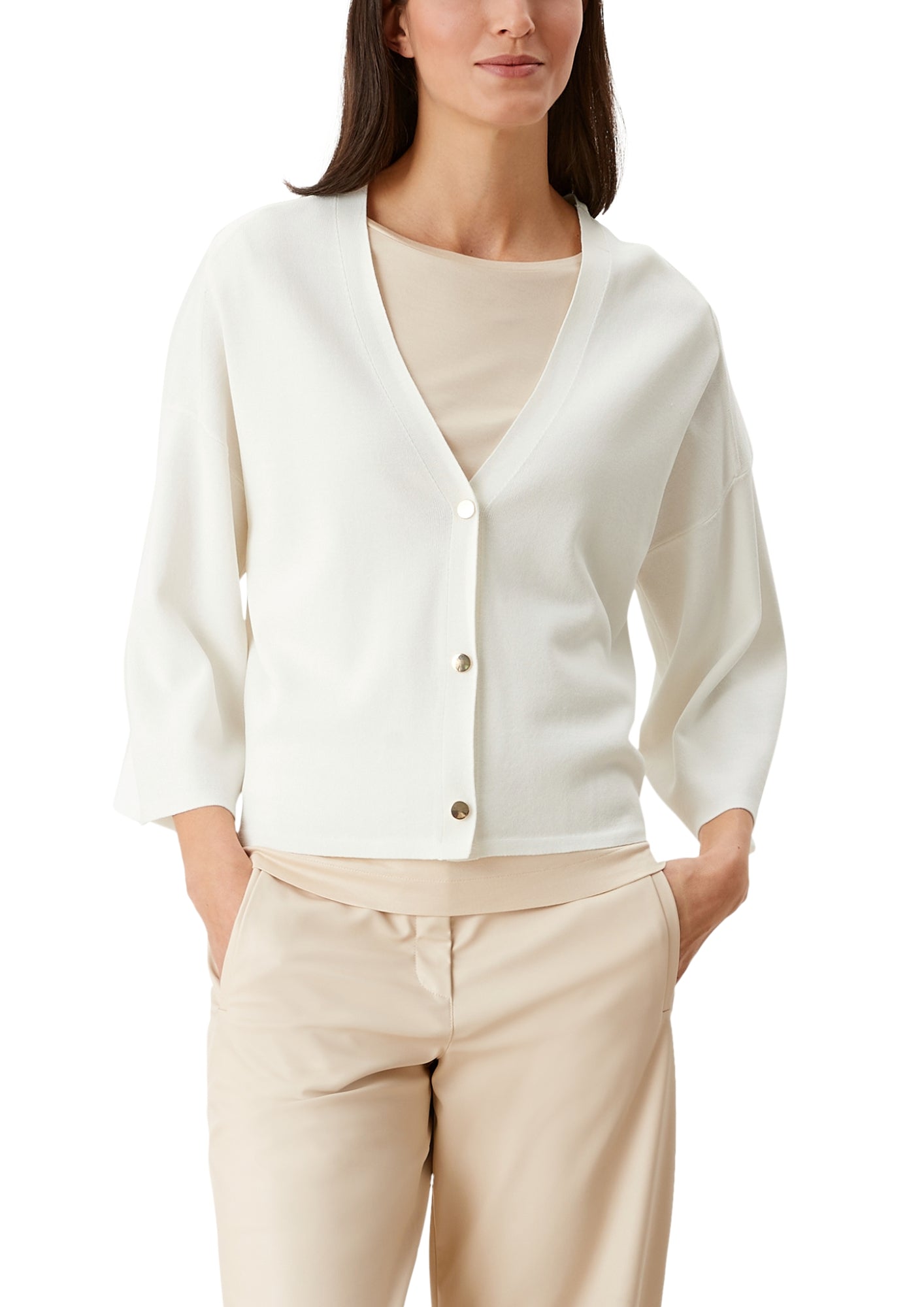 s.Oliver BLACK LABEL Strickjacken  creme