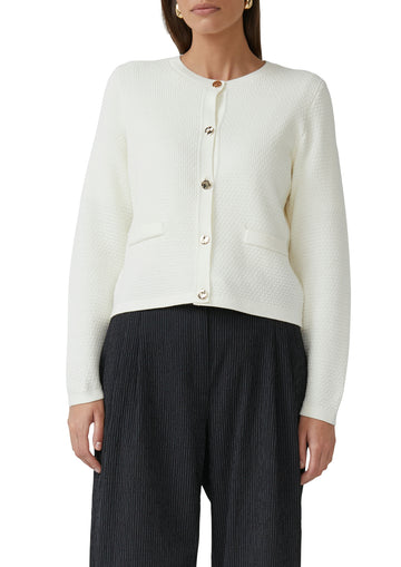 Cardigan aus Baumwollmix