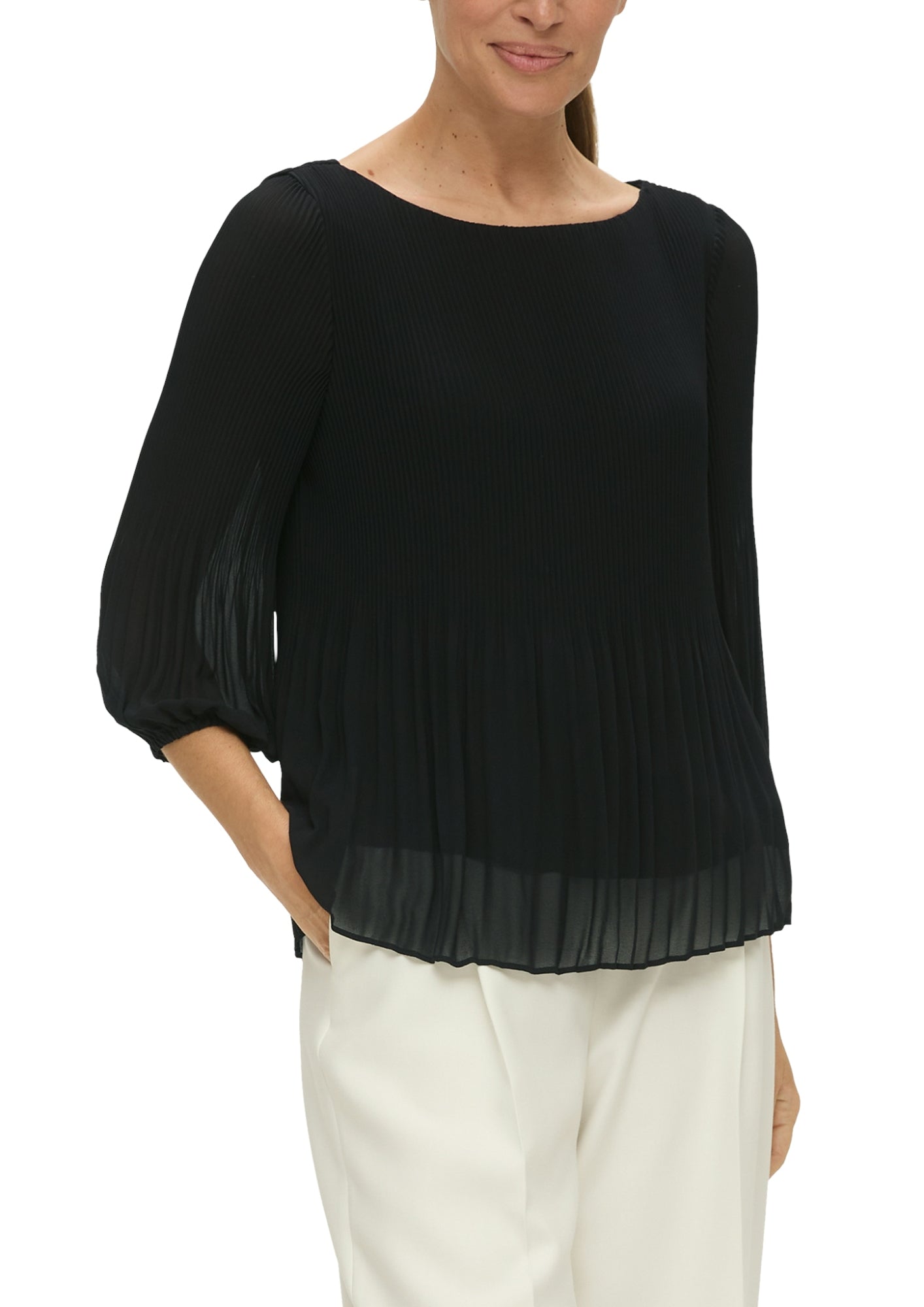 s.Oliver BLACK LABEL Blusen  schwarz