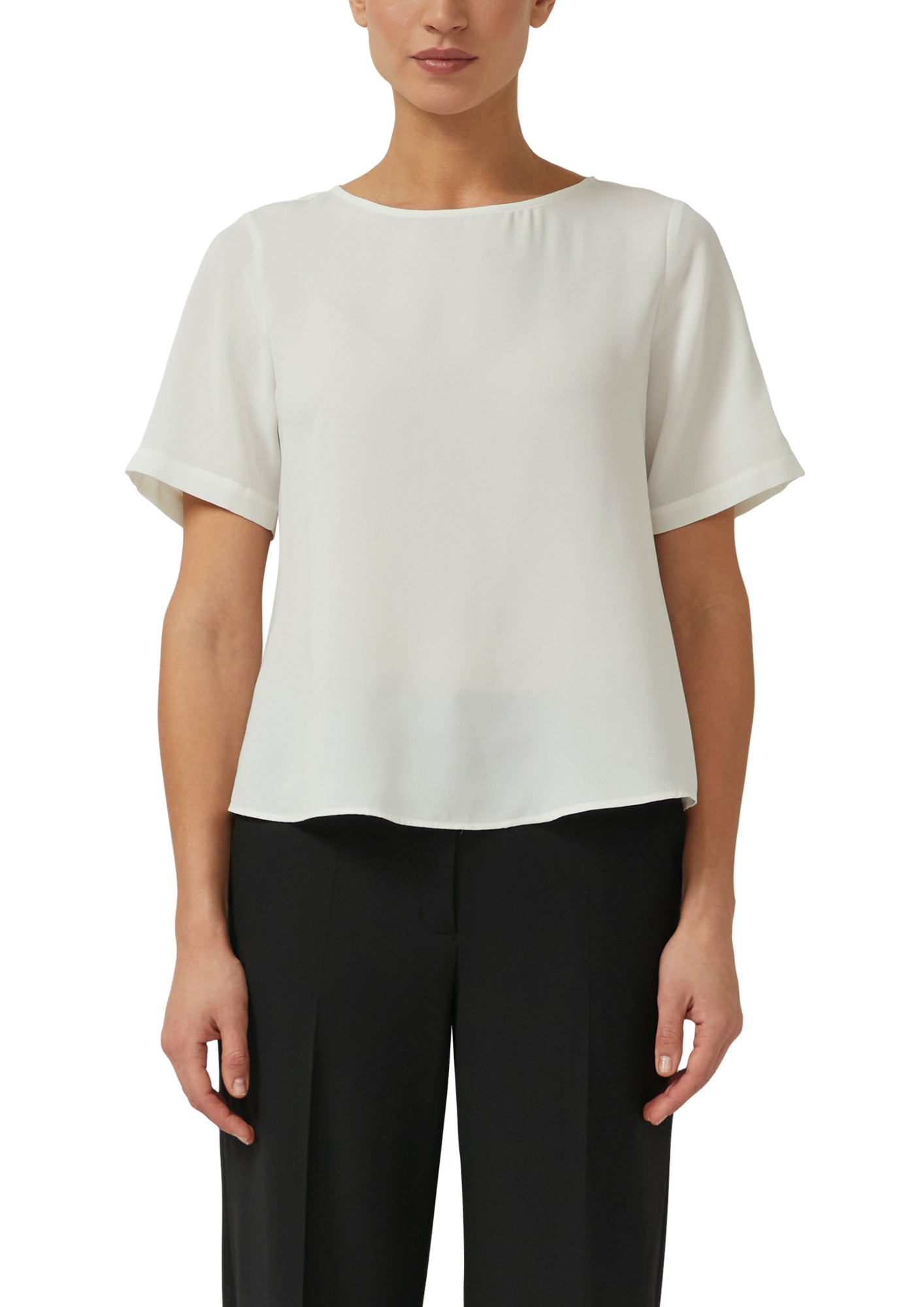 s.Oliver BLACK LABEL Blusen  weiß