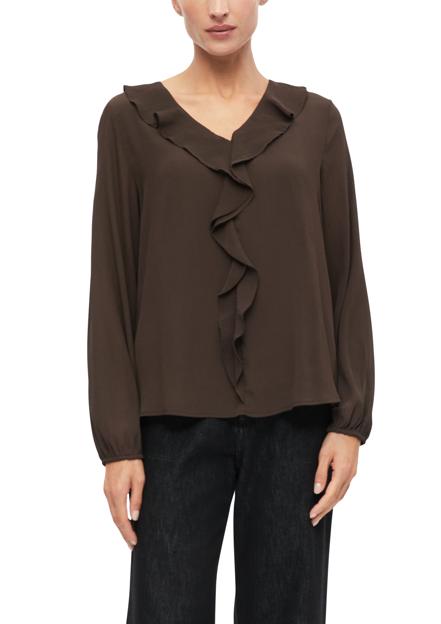 s.Oliver BLACK LABEL Blusen  braun