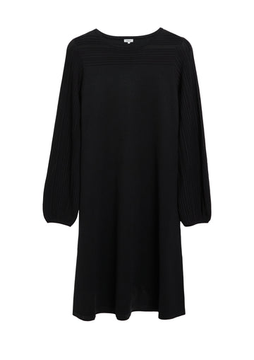 Feinstrickkleid mit Strukturmuster