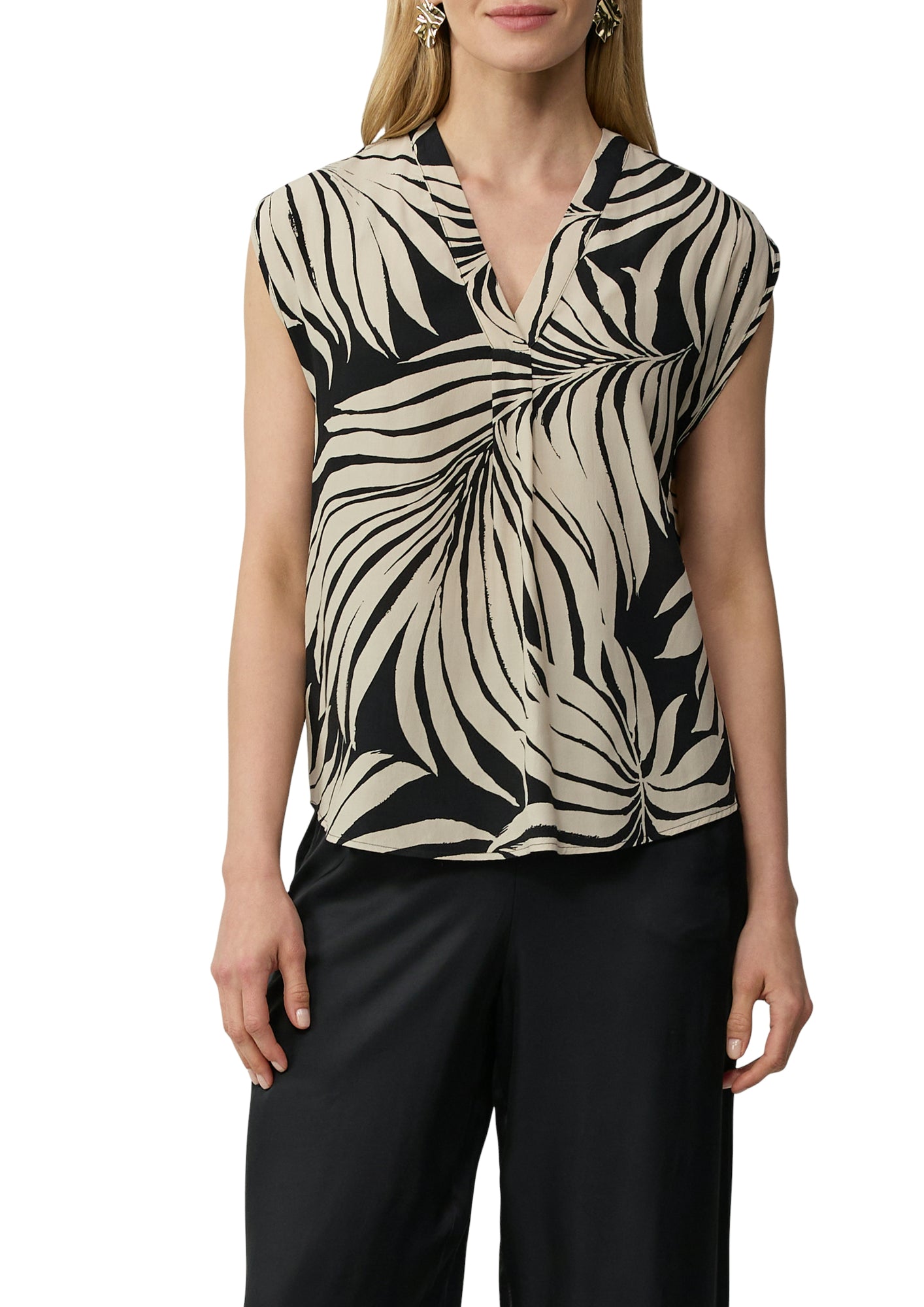 s.Oliver BLACK LABEL Blusen  schwarz