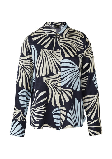 Glänzende Viskose-Bluse