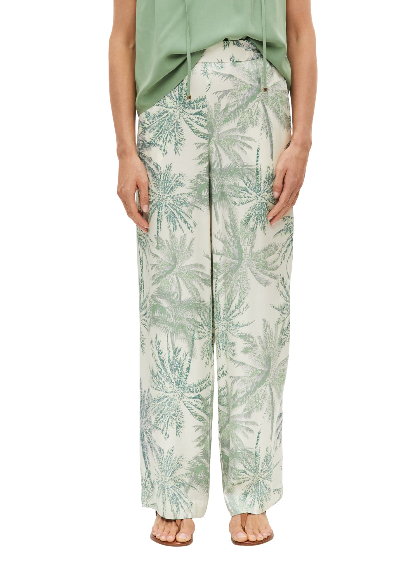 s.Oliver BLACK LABEL Culottes  hellgrün