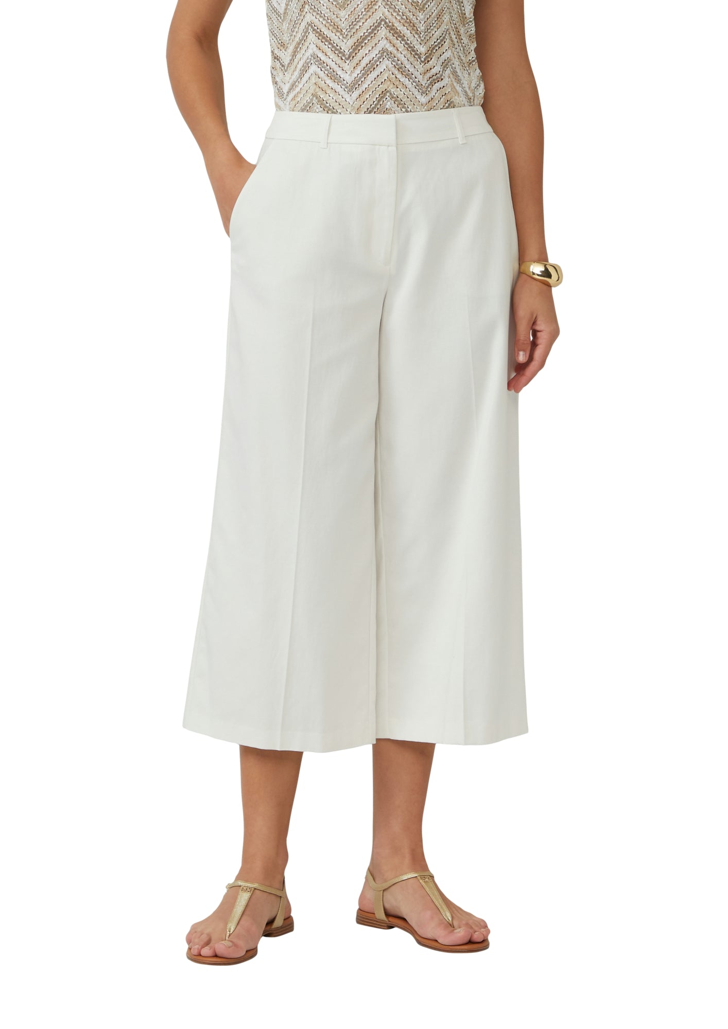 s.Oliver BLACK LABEL Culottes  weiß