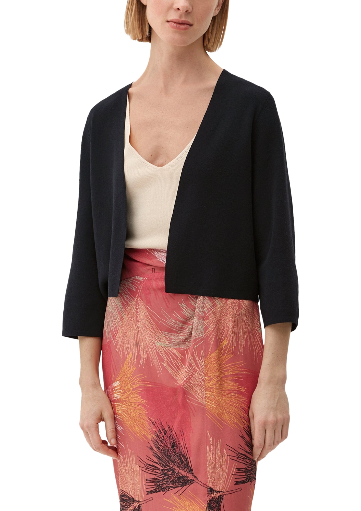 s.Oliver BLACK LABEL Strickjacken  schwarz