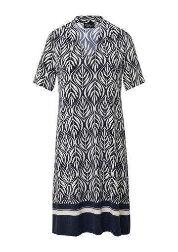 Kurzes Kleid mit V-Ausschnitt