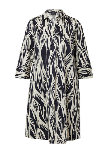 Kurzes Popeline-Kleid