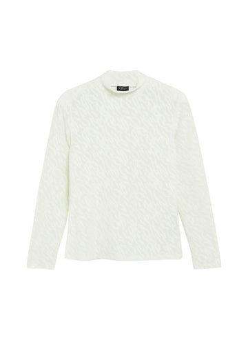 Langarmshirt mit Ausbrennermuster