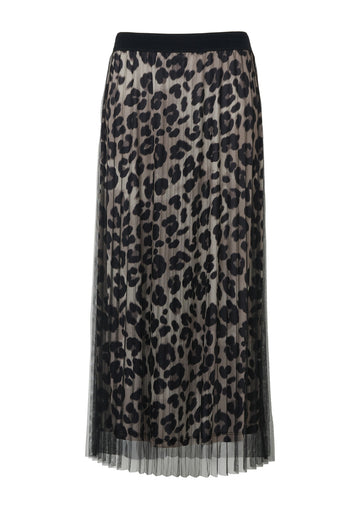 Mesh-Rock mit Leo-Muster