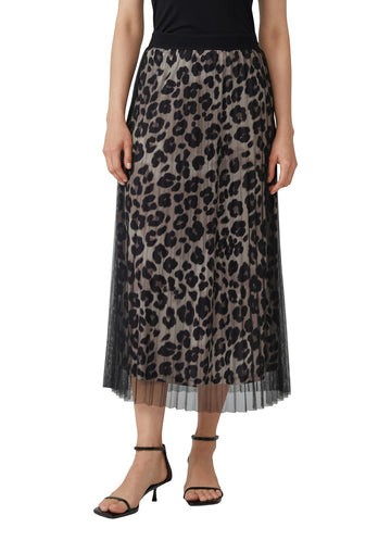 Mesh-Rock mit Leo-Muster