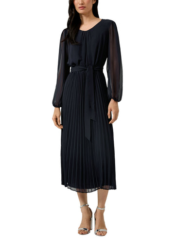 Midi-Chiffonkleid