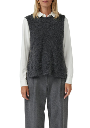 Pullunder aus Bouclé-Strick
