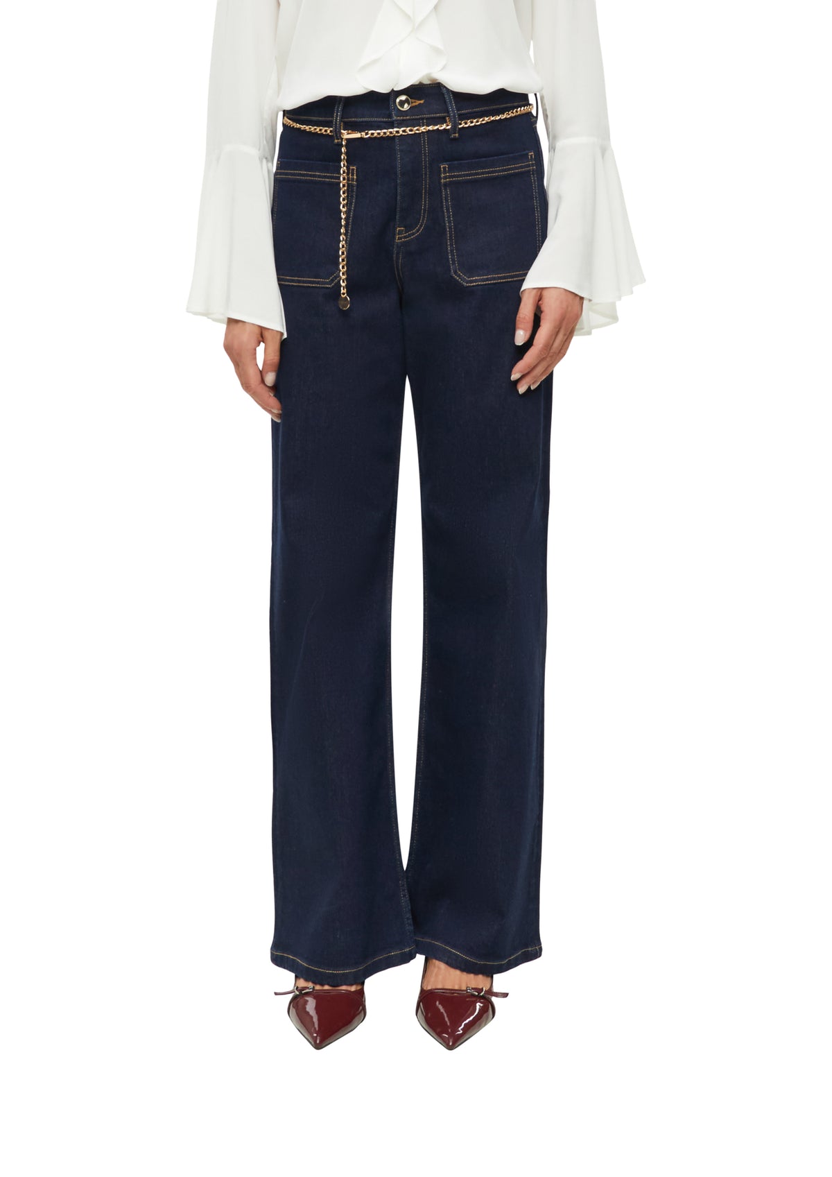 s.Oliver BLACK LABEL Relaxed, Weit  dunkelblau