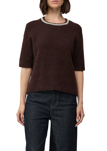 Softer Kurzarm-Pullover