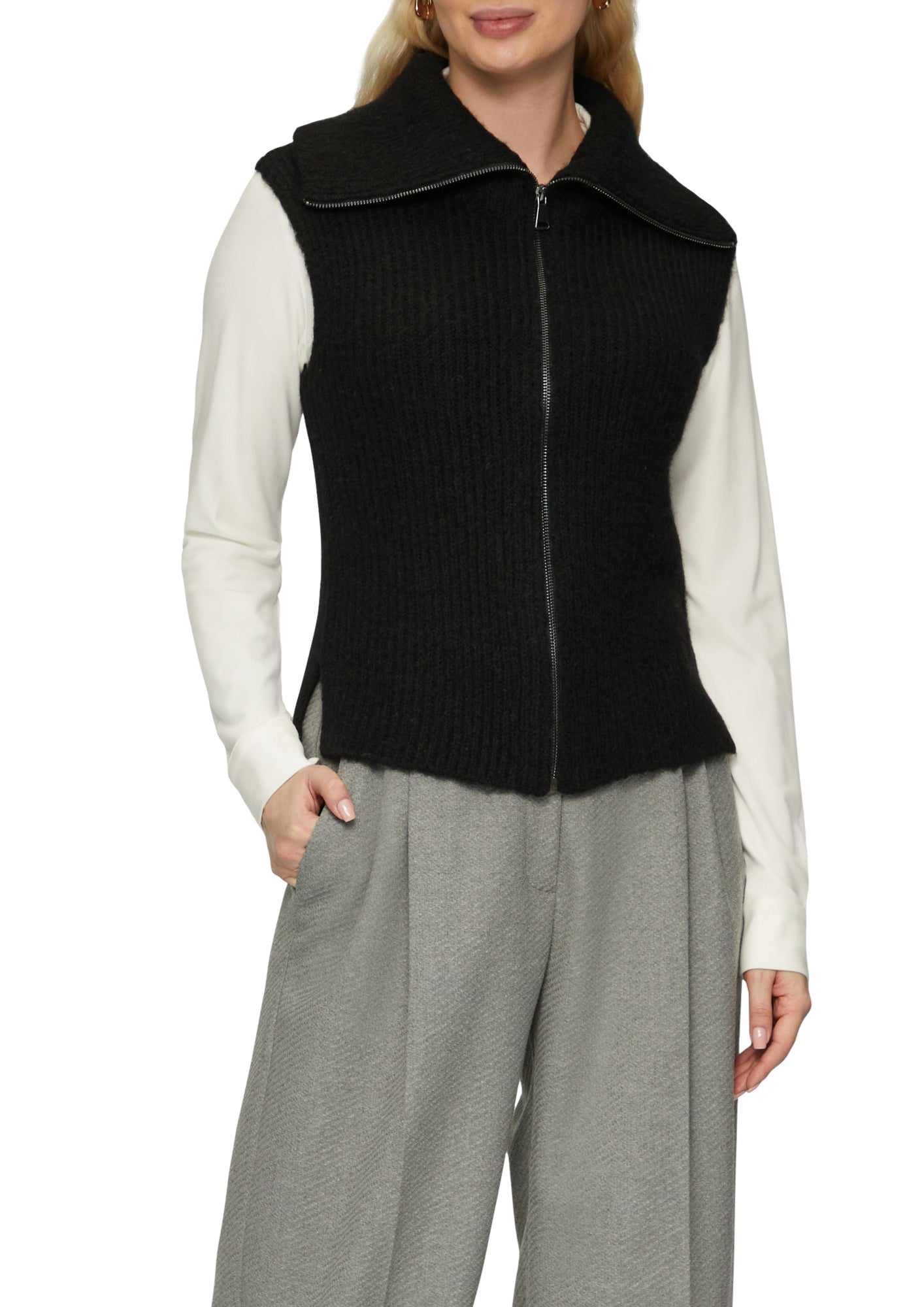 s.Oliver BLACK LABEL Strickjacken  schwarz