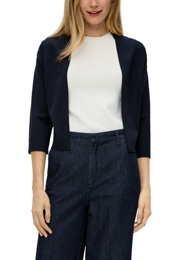 Strickjacke mit 3/4-Ärmel