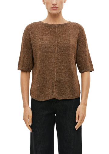 Strickpullover Oversized mit U Boot Ausschnitt