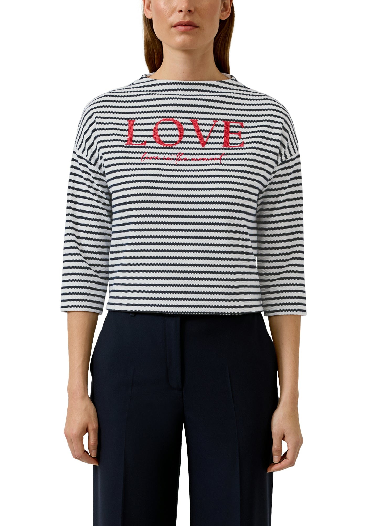 s.Oliver BLACK LABEL 3/4-Shirts  schwarz