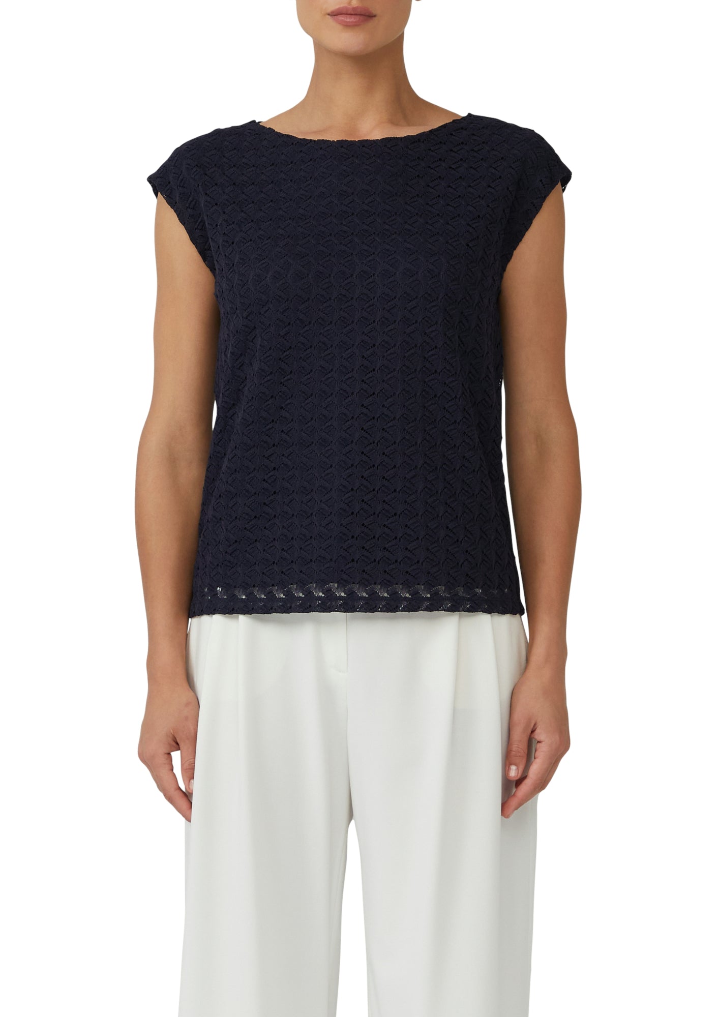 s.Oliver BLACK LABEL T-Shirts  blau