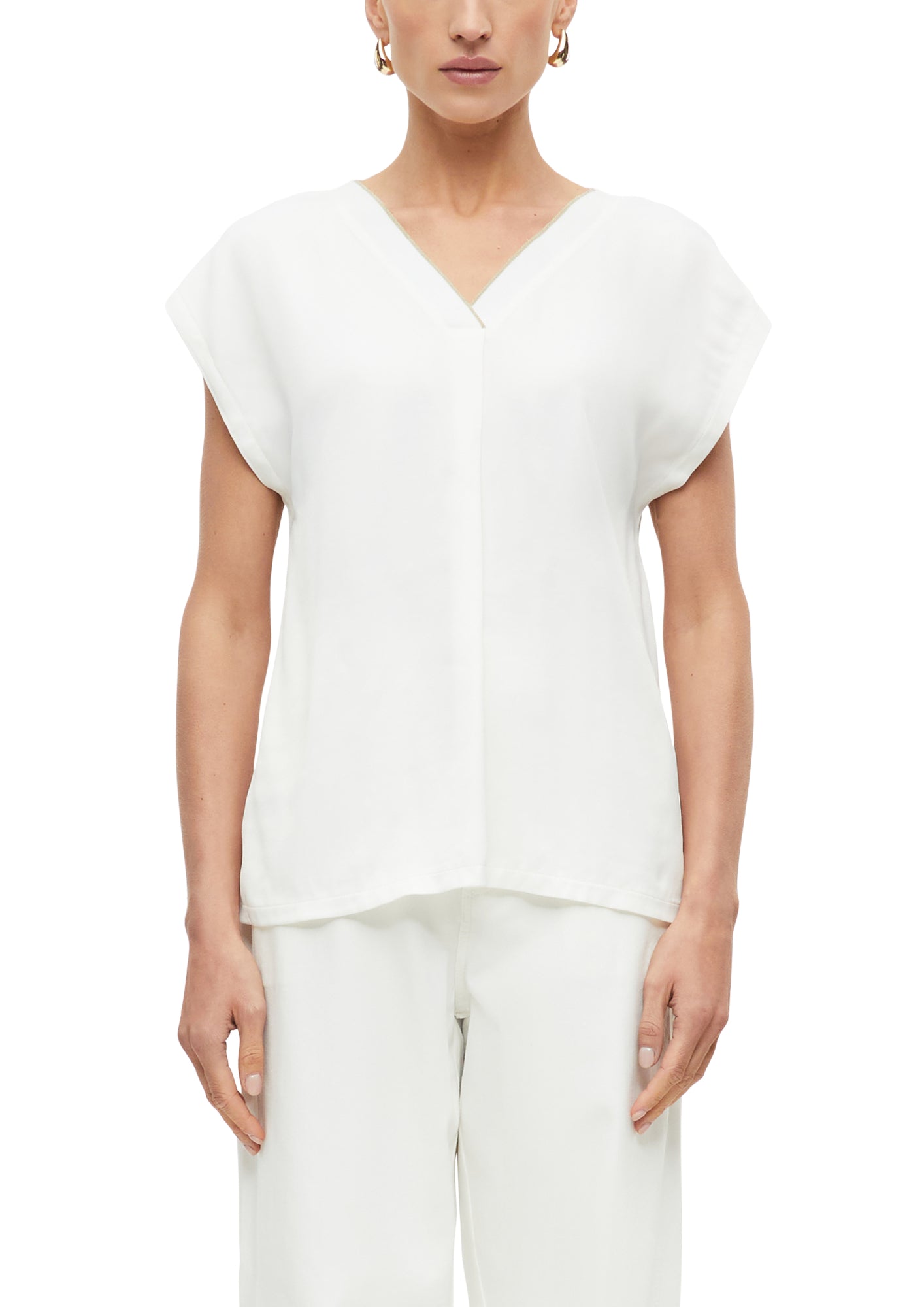 s.Oliver BLACK LABEL T-Shirts  weiß