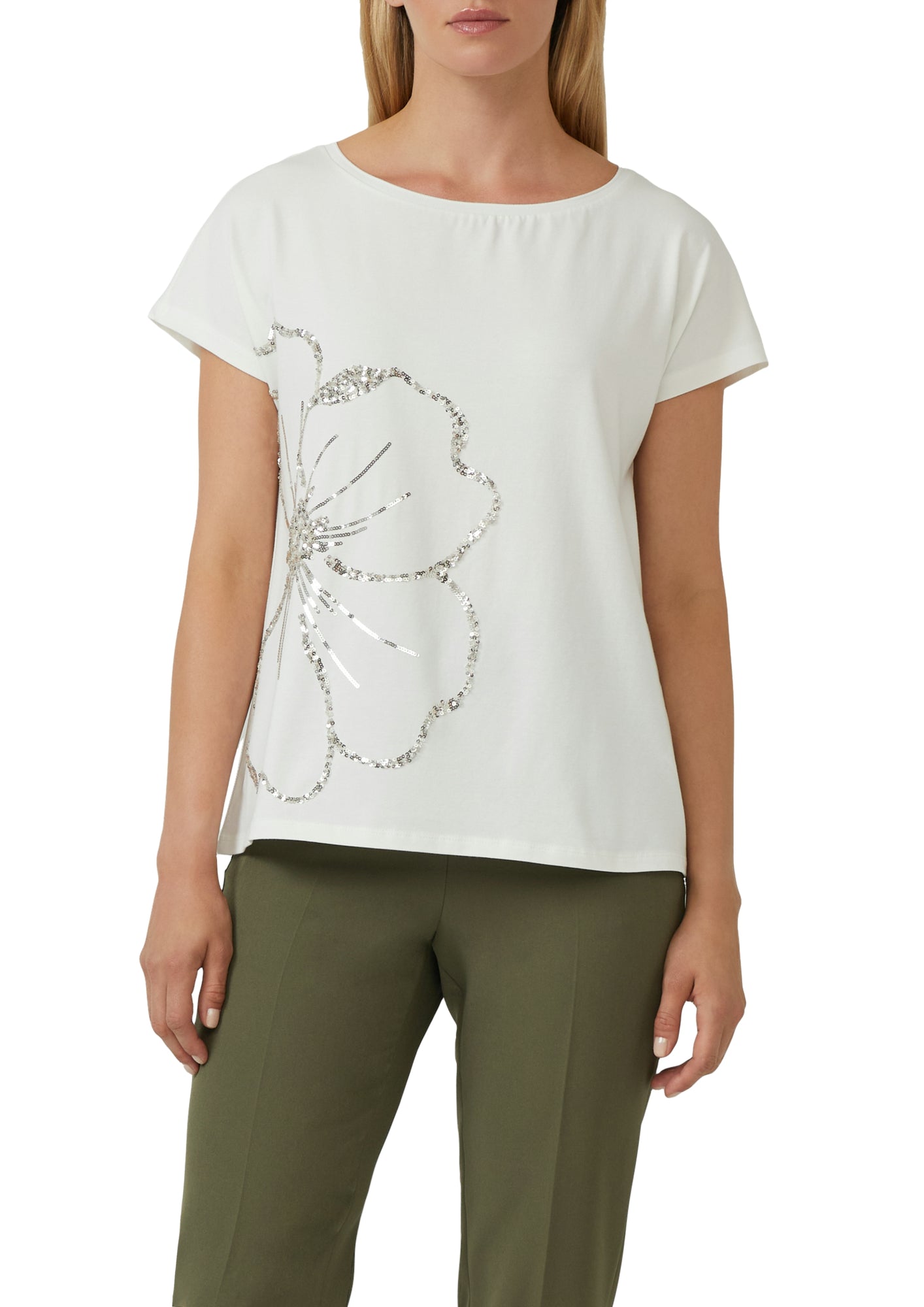 s.Oliver BLACK LABEL T-Shirts  weiß