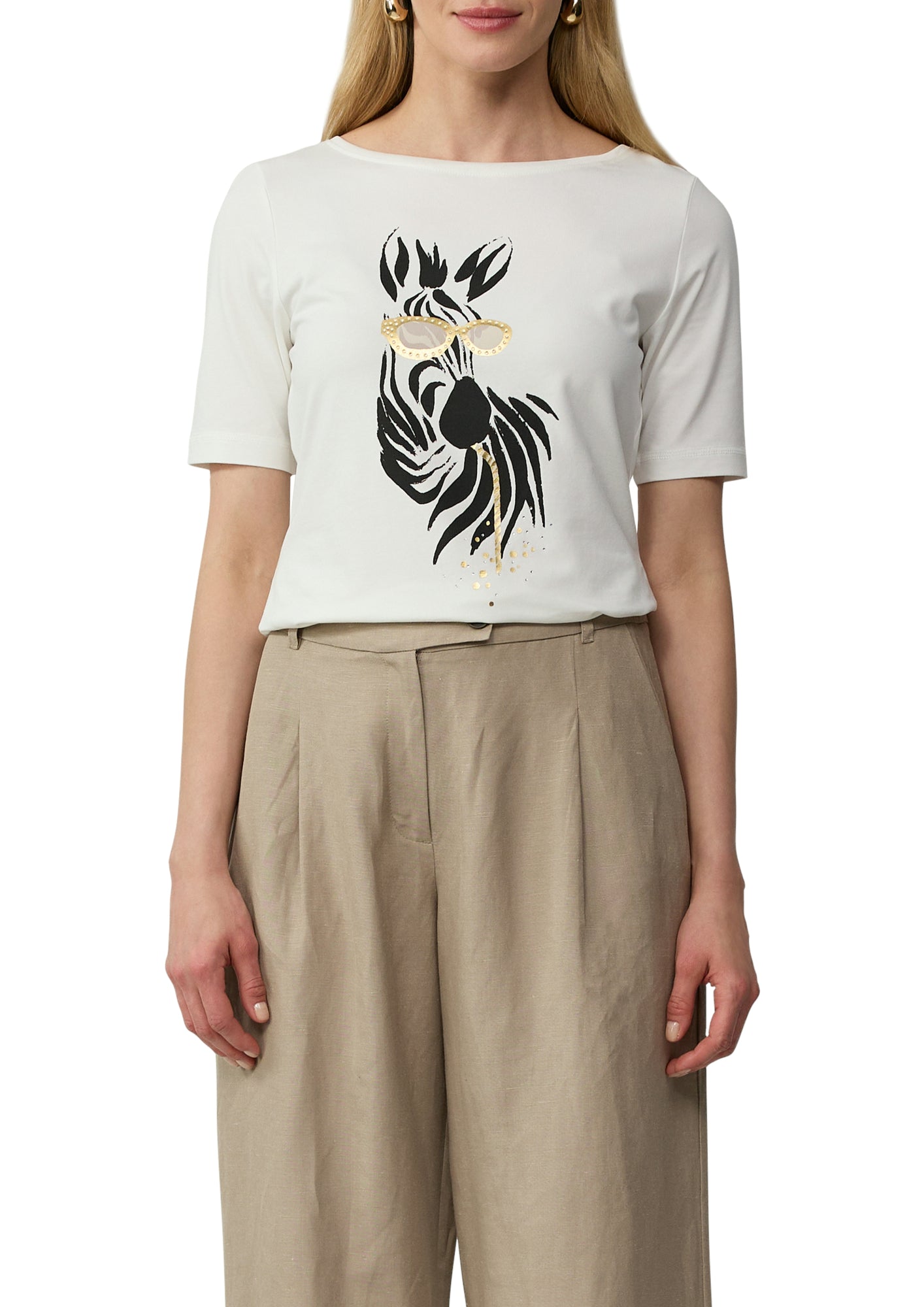 s.Oliver BLACK LABEL T-Shirts  creme