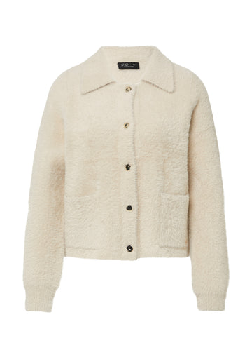 Taillierte Fake-Fur-Jacke