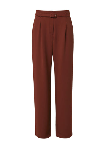 Twill-Hose mit Gürtel