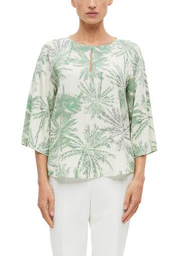 Zurücksetzen Tunika-Bluse aus Viskose