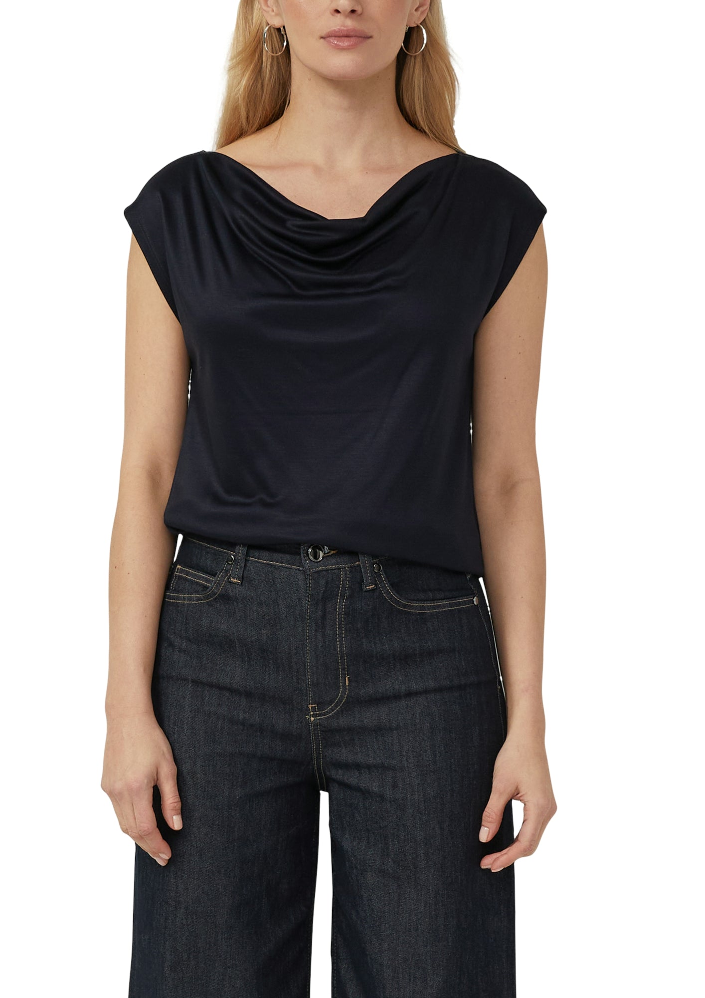 s.Oliver BLACK LABEL T-Shirts  blau