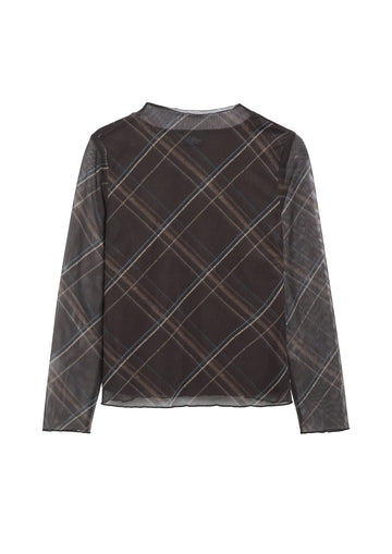 s.Oliver Langarmshirt aus Mesh mit All-over-Print