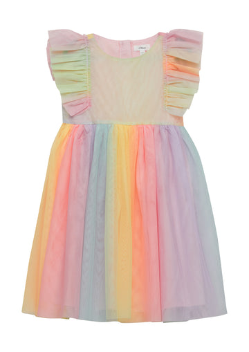 Ausgestelltes Kleid aus Mesh