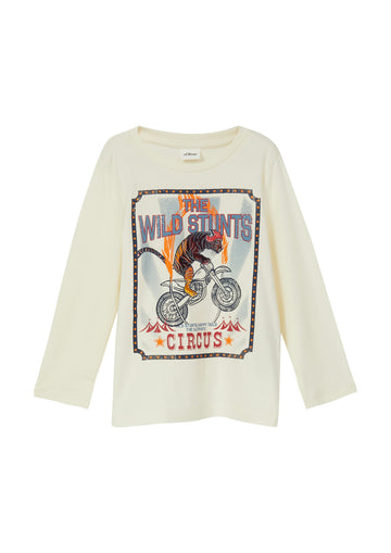 Baumwoll-Langarmshirt