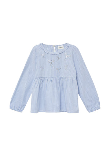 Bluse mit Schmucksteinen