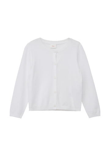 Cardigan mit Rippbündchen