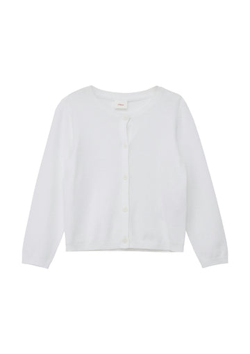 Cardigan mit Rippbündchen