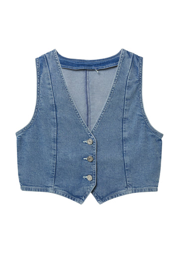 Denim-Weste