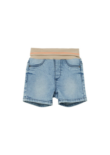 Jeans-Shorts mit Elastikbund