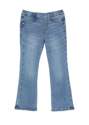 Jeans mit geradem Bein und ausgestelltem Saum