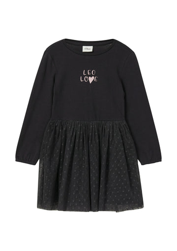 Kleid mit Mesh-Rock