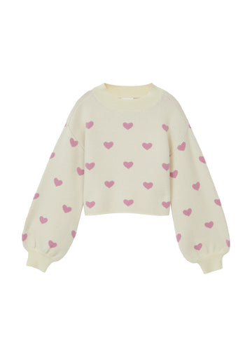 Kurzer Strickpullover