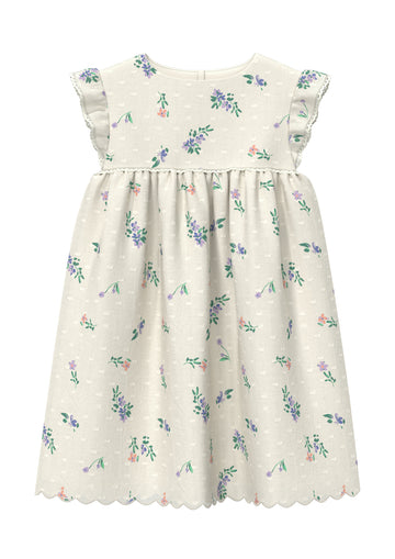 Kurzes Kleid mit All-over-Print